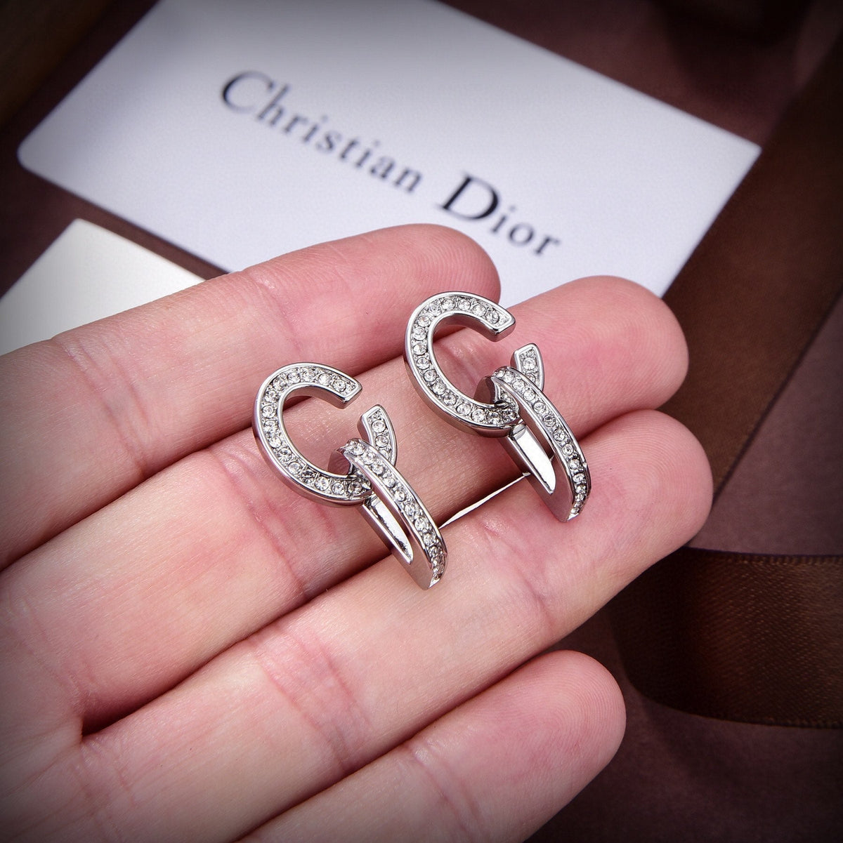 Dior Lock Earrings