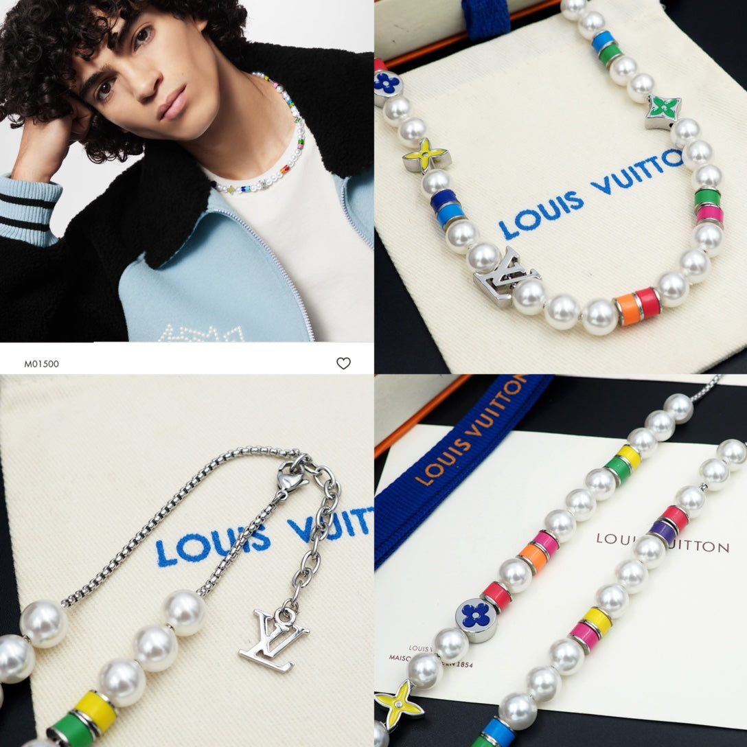 Louis Vuitton MNG Pearls Party Necklace