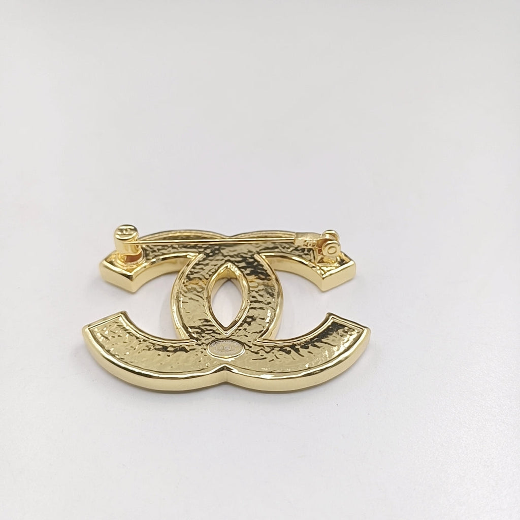 Chanel Black Brooch