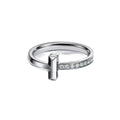 Tiffany T1 Moissanite Ring - 3.5 mm Width - 18K Gold