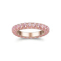Tiffany Pink Crystal Ring - 18K Rose Gold