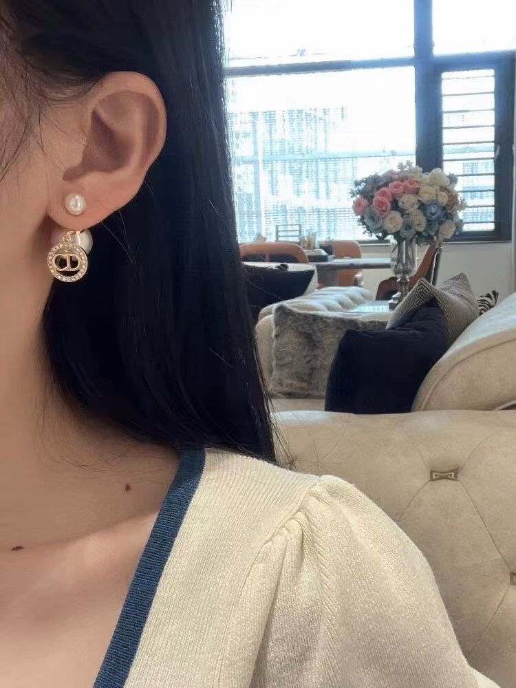 Dior Tribales Pearl Earrings