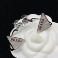 Diamond Earrings - 18K White Gold