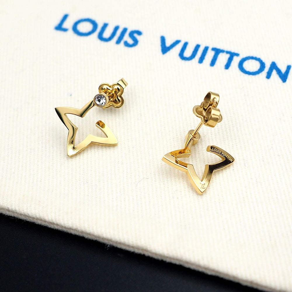 Louis Vuitton Blossom Mini Hoops Earrings - 18K Gold