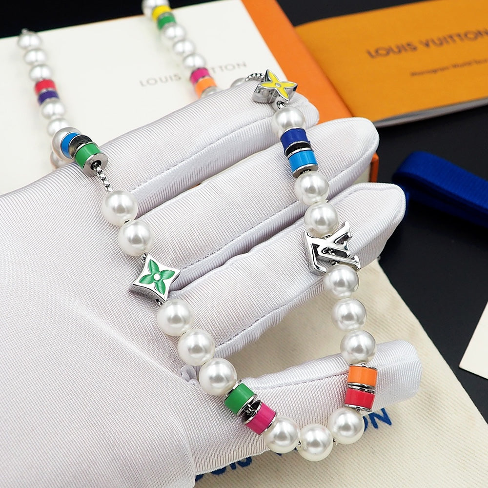 Louis Vuitton MNG Pearls Party Necklace