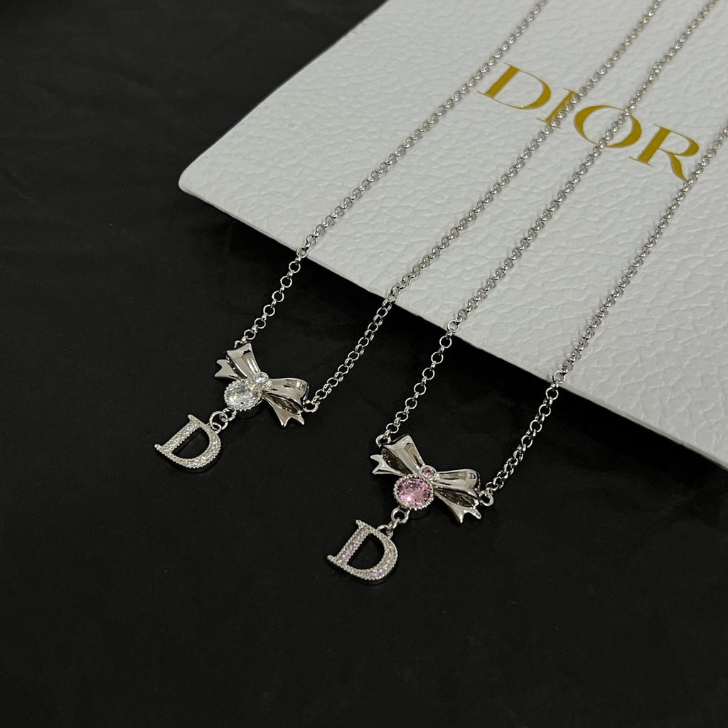 Dior Bowknot Vintage Necklace