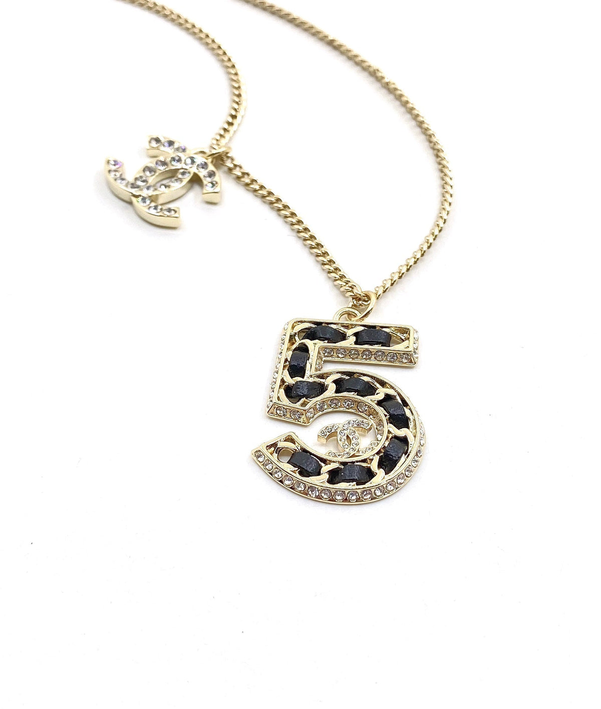 Chanel No.5 Chain Necklace