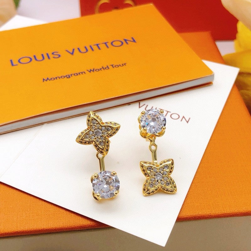 Louis Vuitton Blossom Monogram Earrings - 18K Yellow Gold