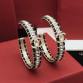 Chanel Strass Earrings - 18K Yellow Gold