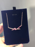 Tiffany Knot Pendant Diamond Necklace