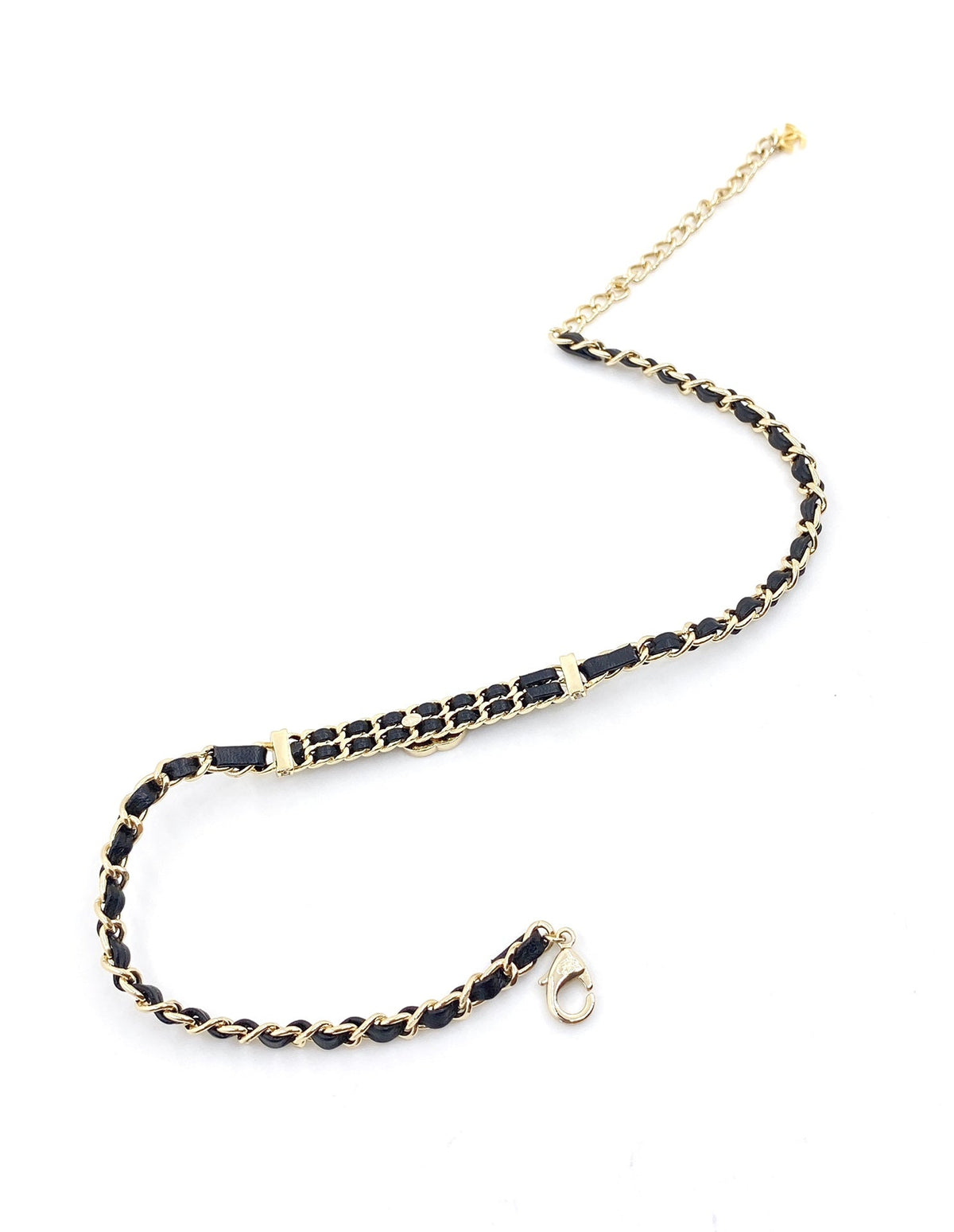 Chanel Leather Choker Necklace