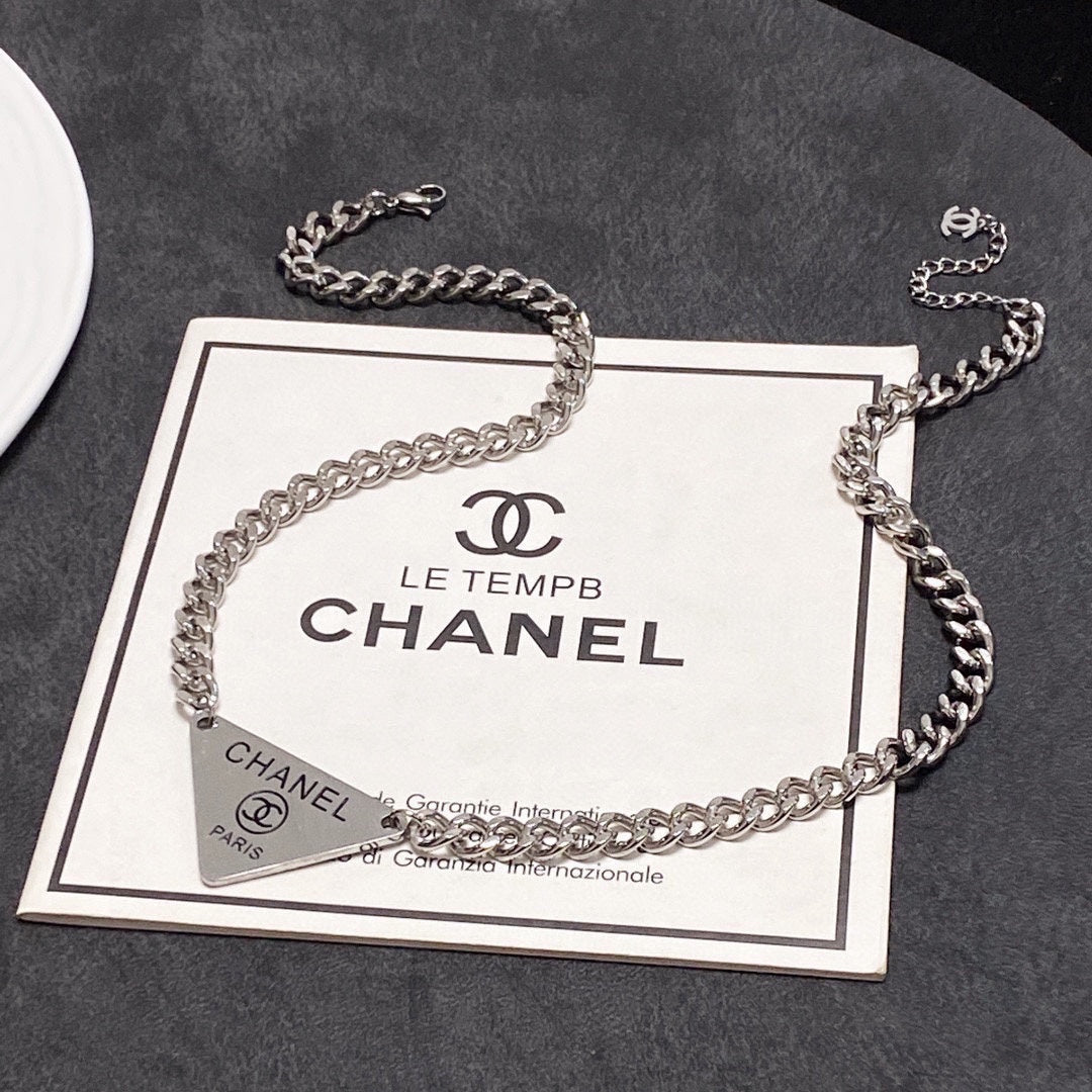 Chanel Triangle Necklace