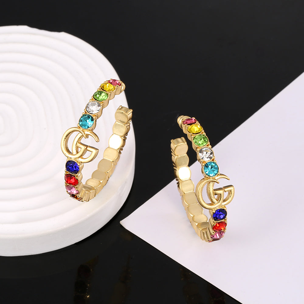 Gucci Double G Circle Earrings - 18K Yellow Gold