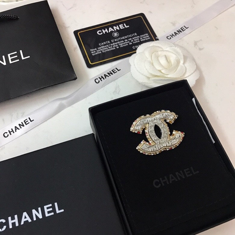 Chanel Diamond Brooch