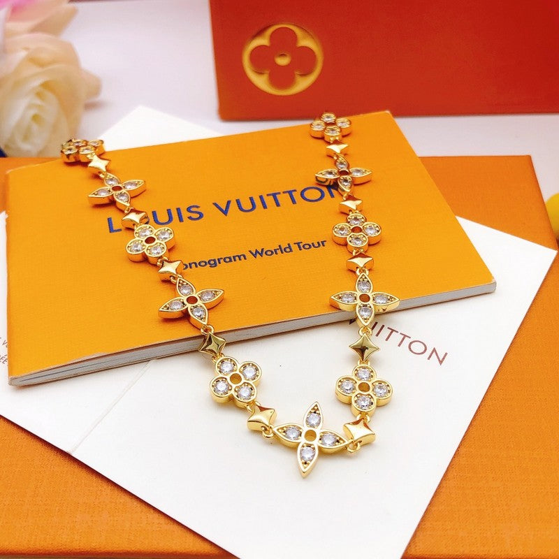Louis Vuitton Blooming Crystal Necklace