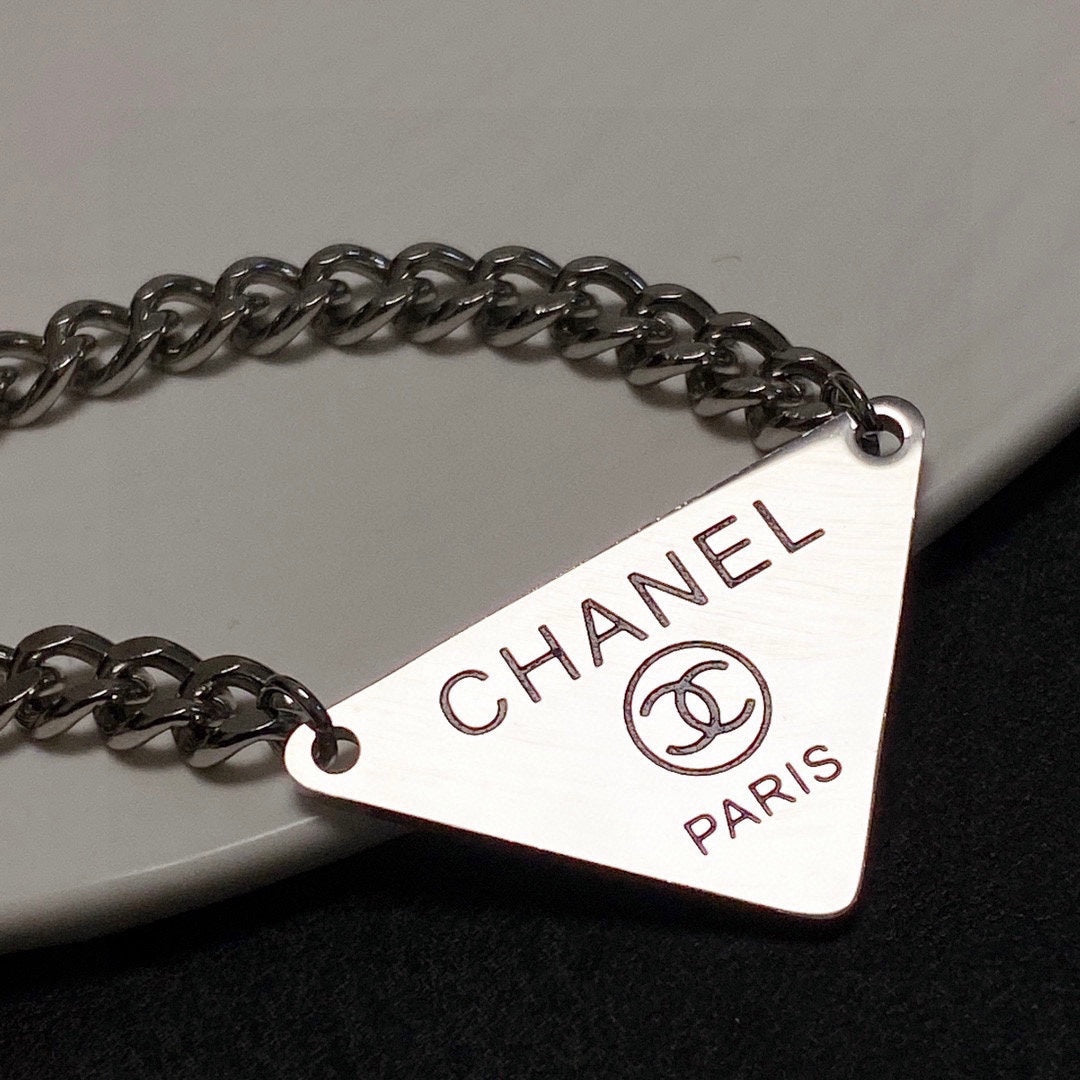 Chanel Triangle Necklace