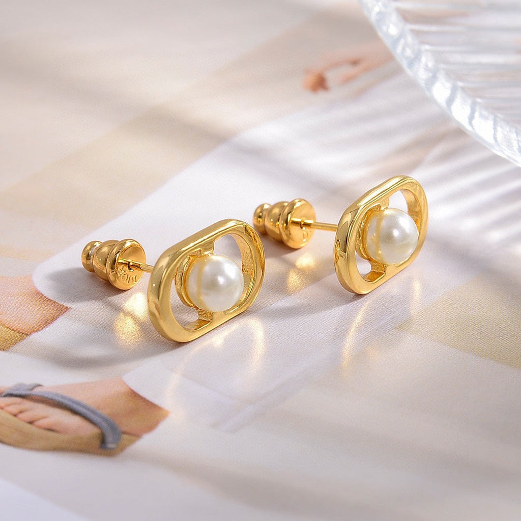 Dior Petit Jolie Mini Stud Earrings