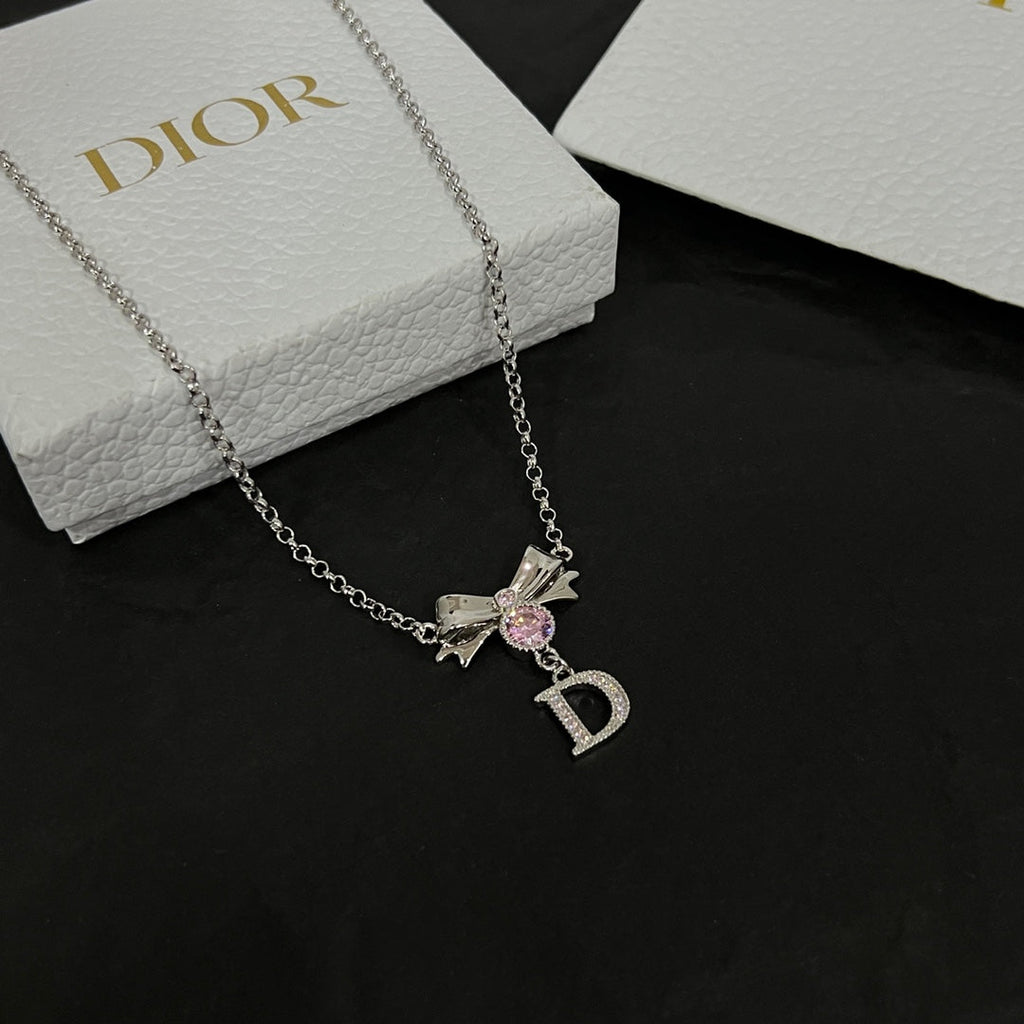 Dior Bowknot Vintage Necklace
