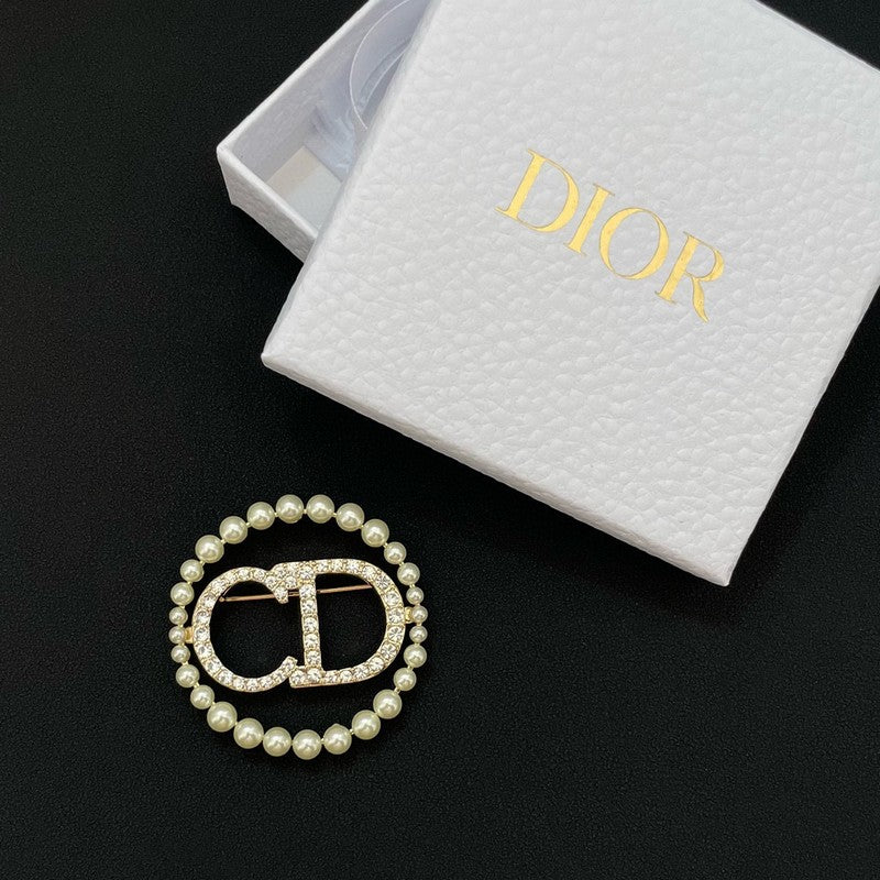 Dior Pearl Brooch