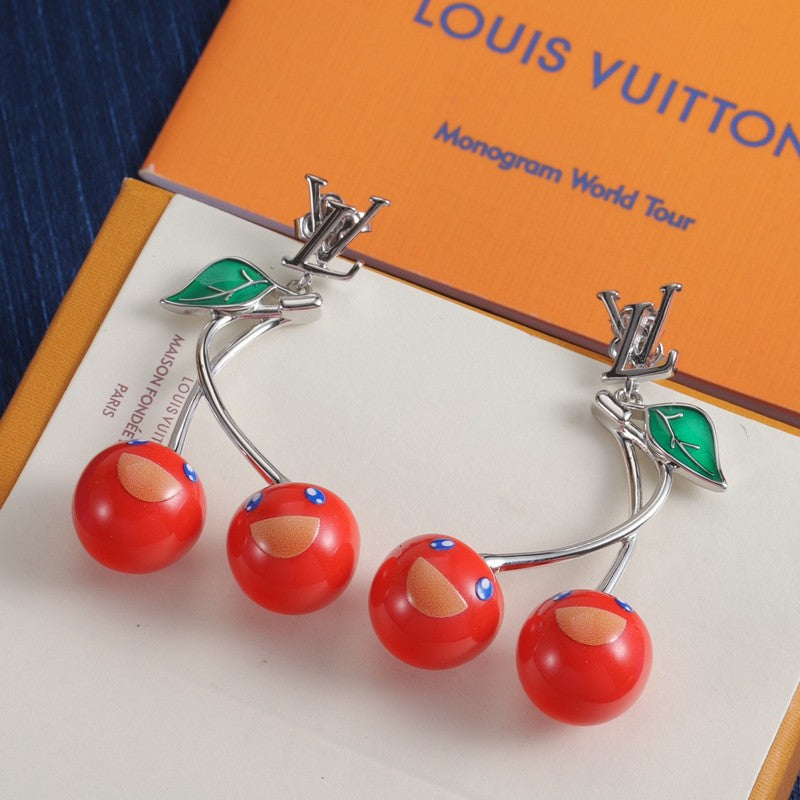 Louis Vuitton Fruit Earrings - 18K Gold