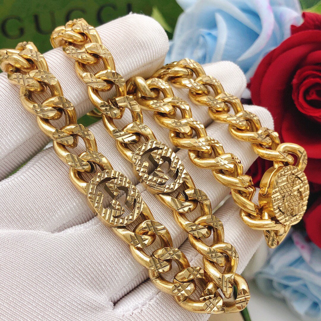 Gucci Double G Chain Bracelet