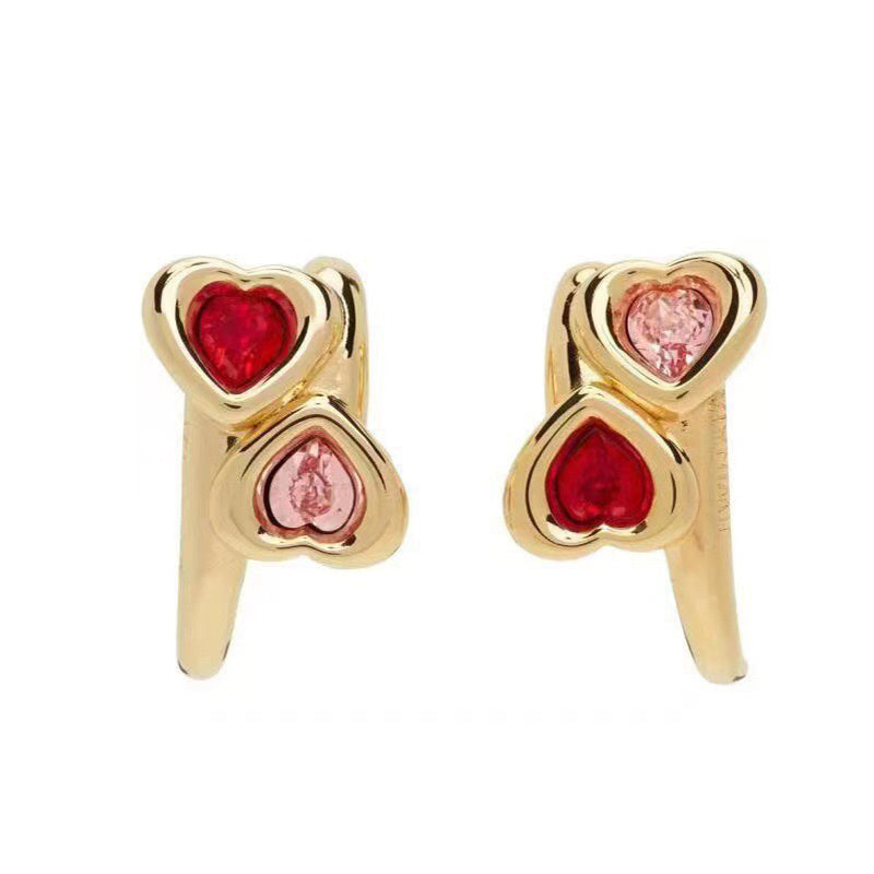 Bvlgari Crystal Earrings - 18K Yellow Gold