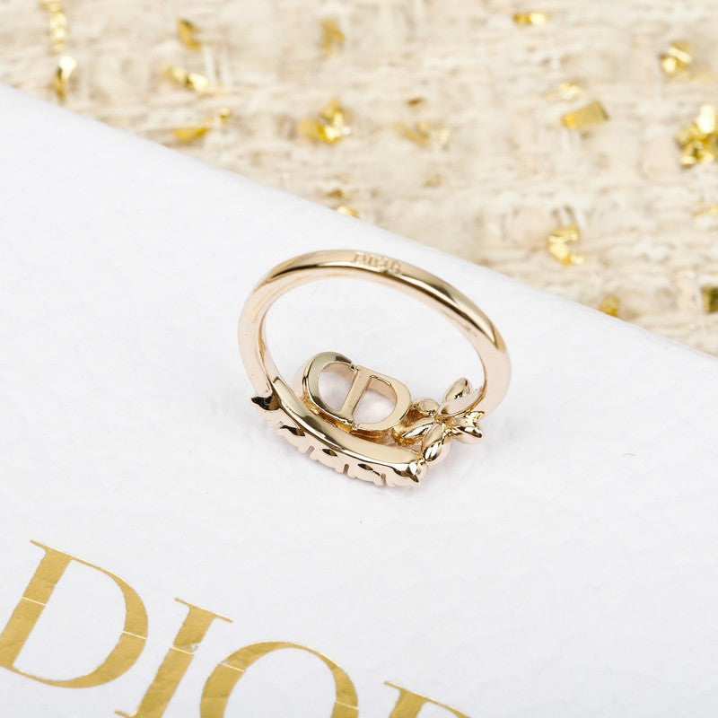 Dior Diamond Ring - 18K Yellow Gold