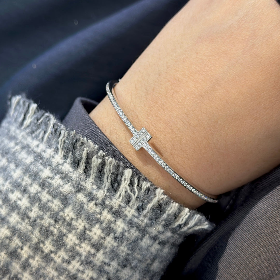 Tiffany Diamond Bracelet - 18K Gold