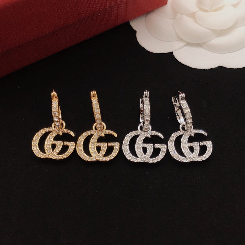 GucciDiamond Earrings - 18K Gold