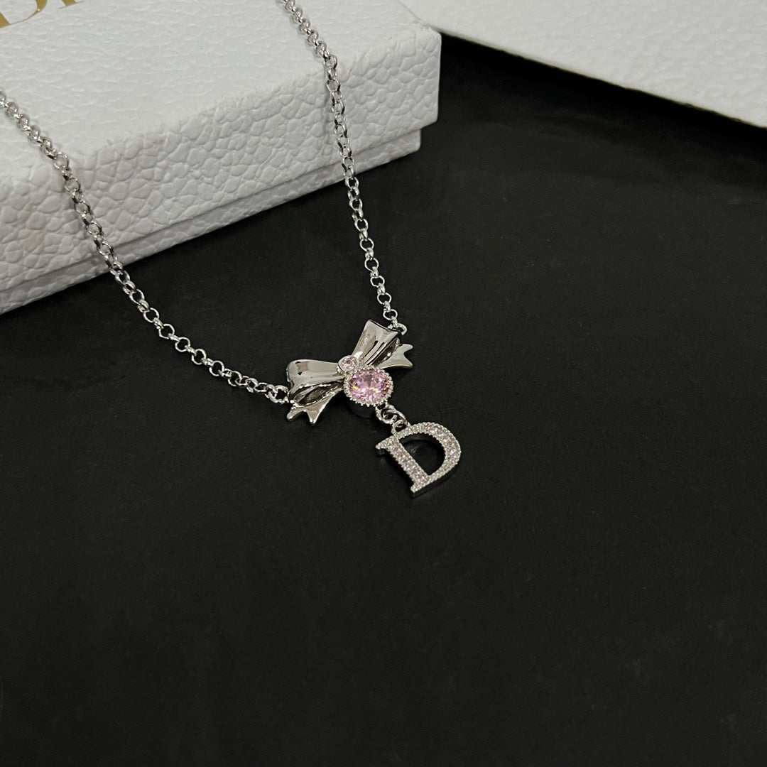 Dior Bowknot Vintage Necklace