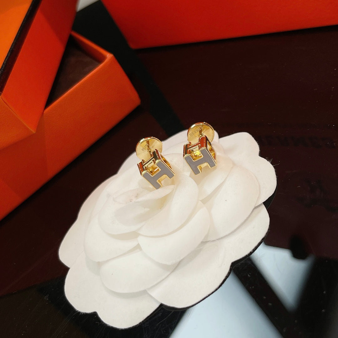 Hermes Cage D'H Earrings