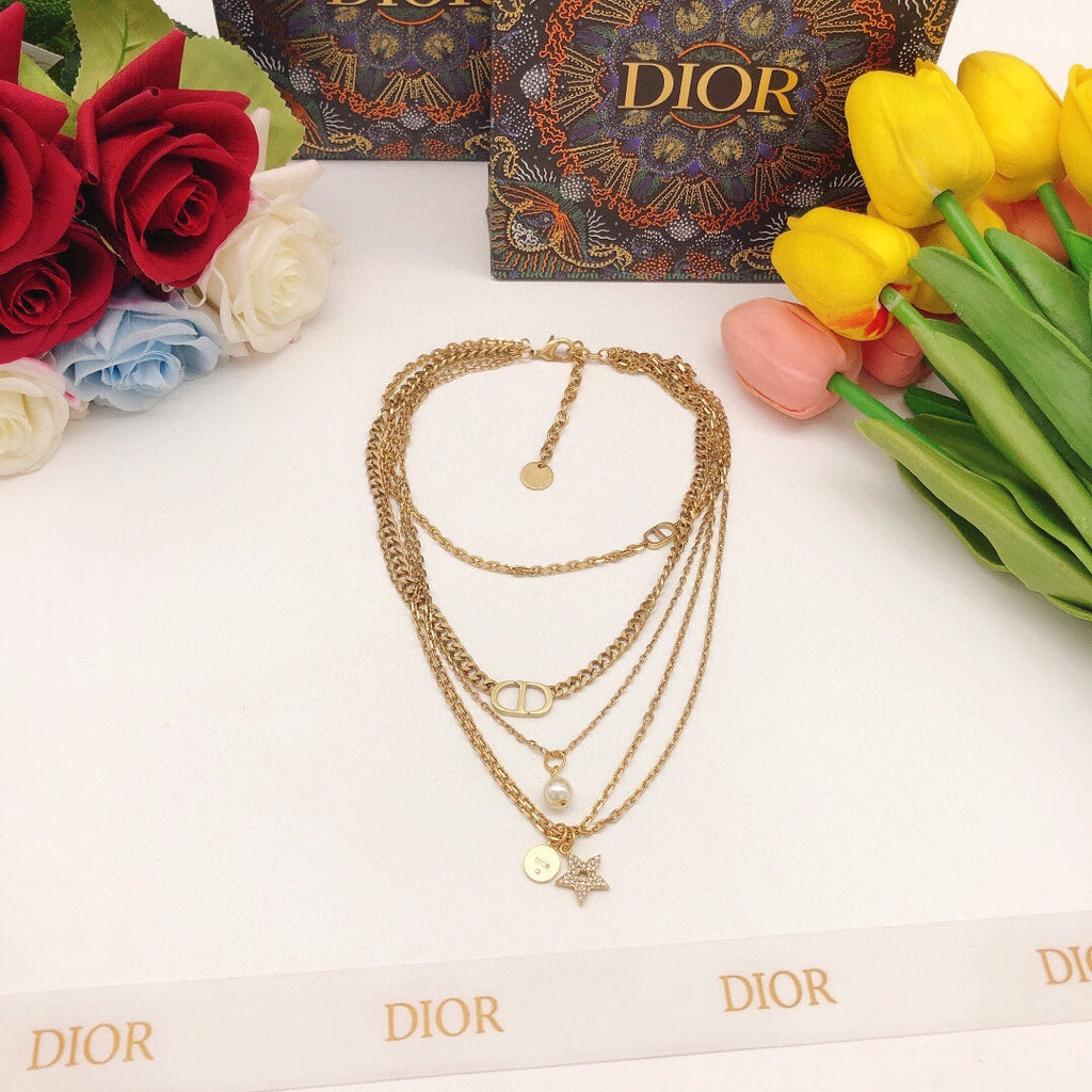 Dior Multi Layer Necklace
