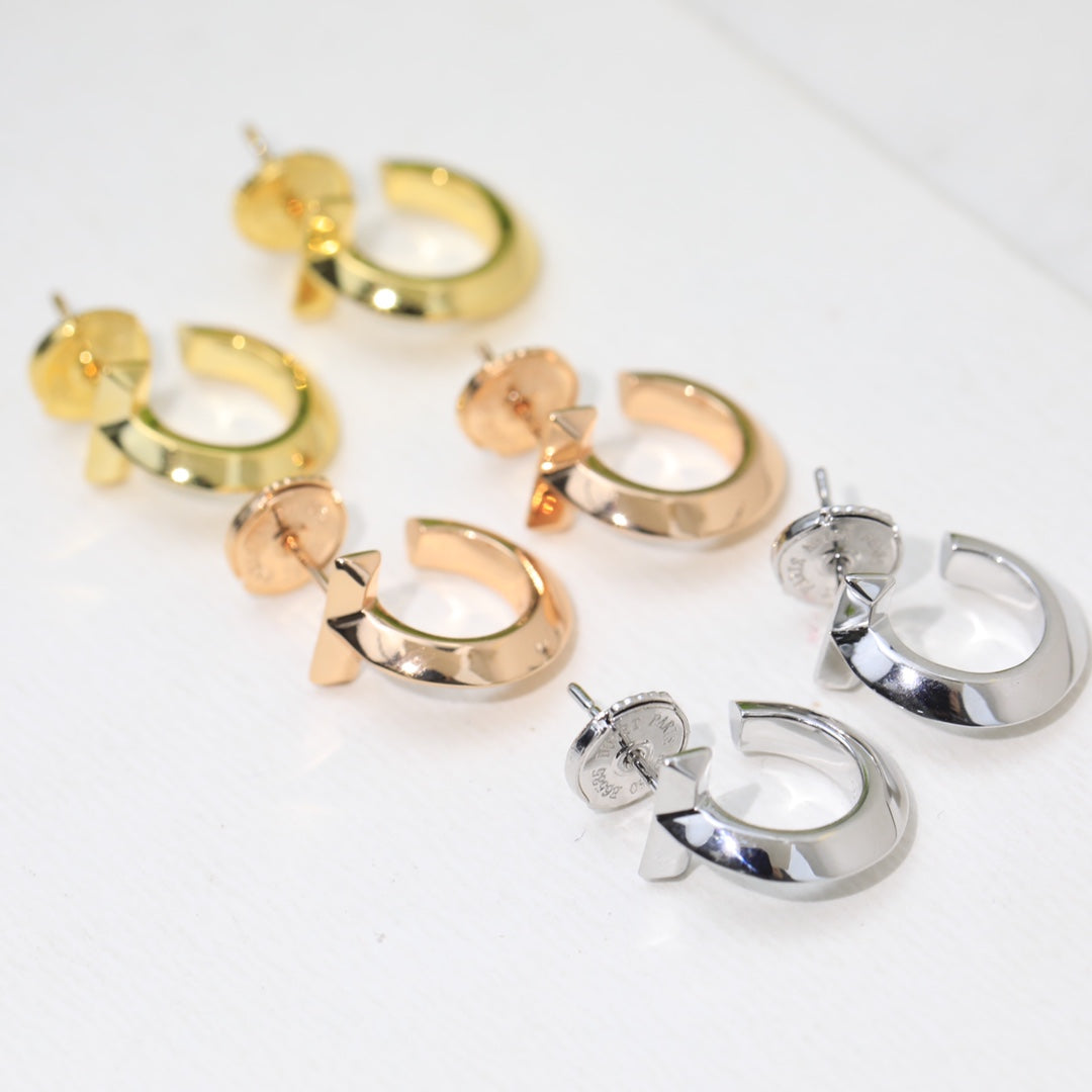 Tiffany Hoop Earrings - 18K Gold