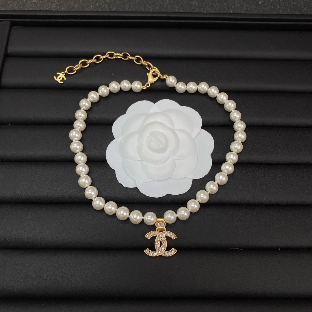 Chanel Pearl Chain Necklace