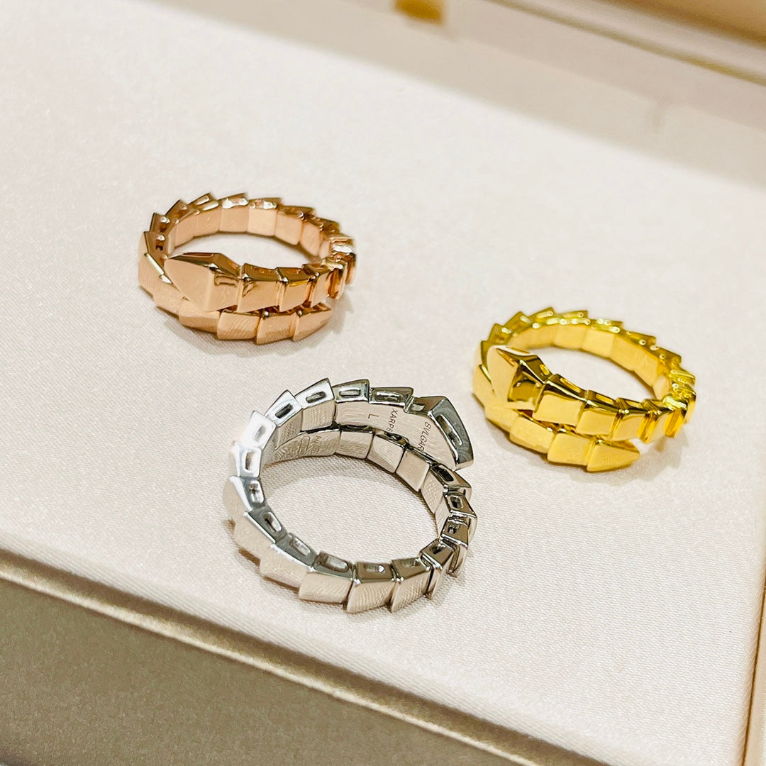 Bvlgari Serpenti Viper Ring - 18K Gold