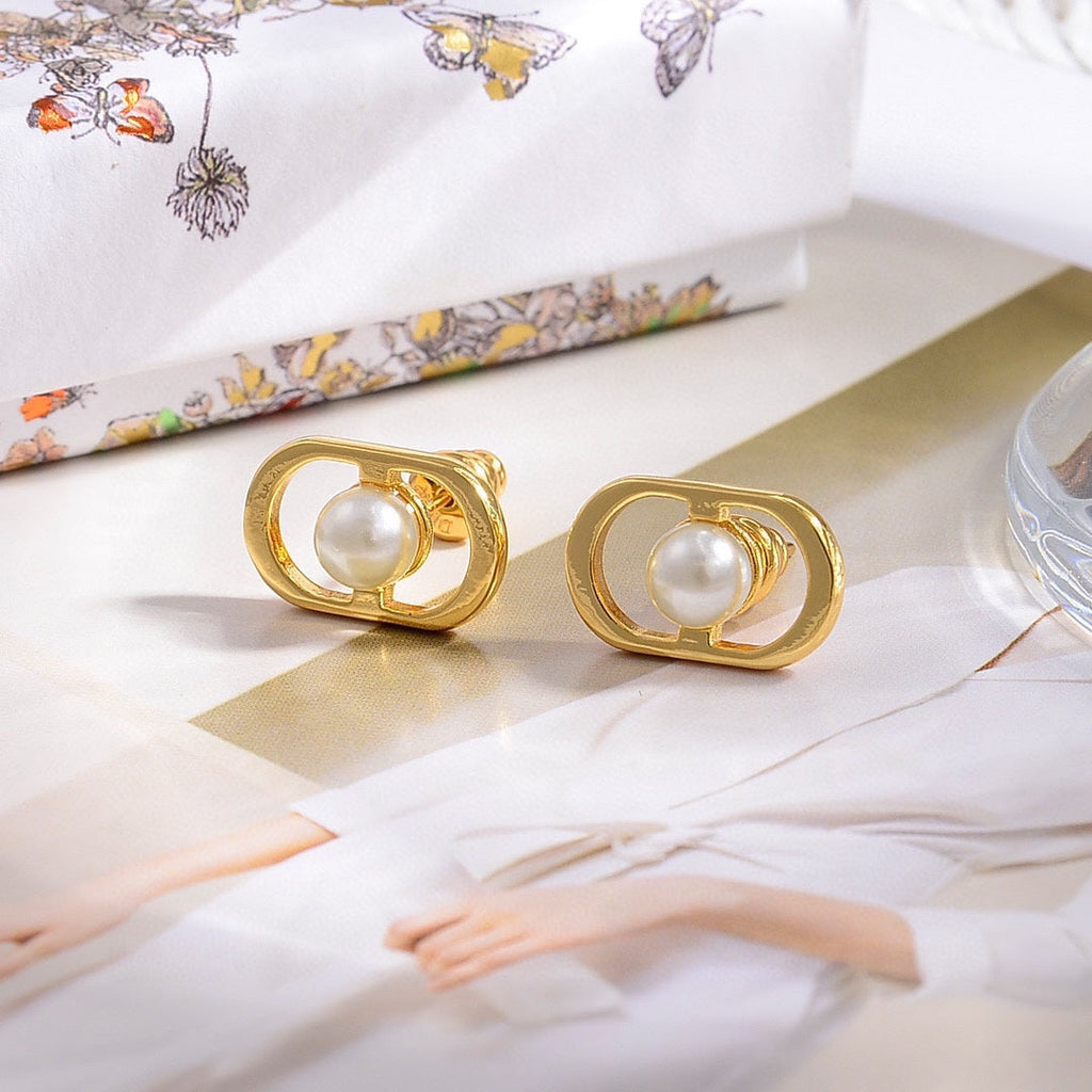 Dior Petit Jolie Mini Stud Earrings