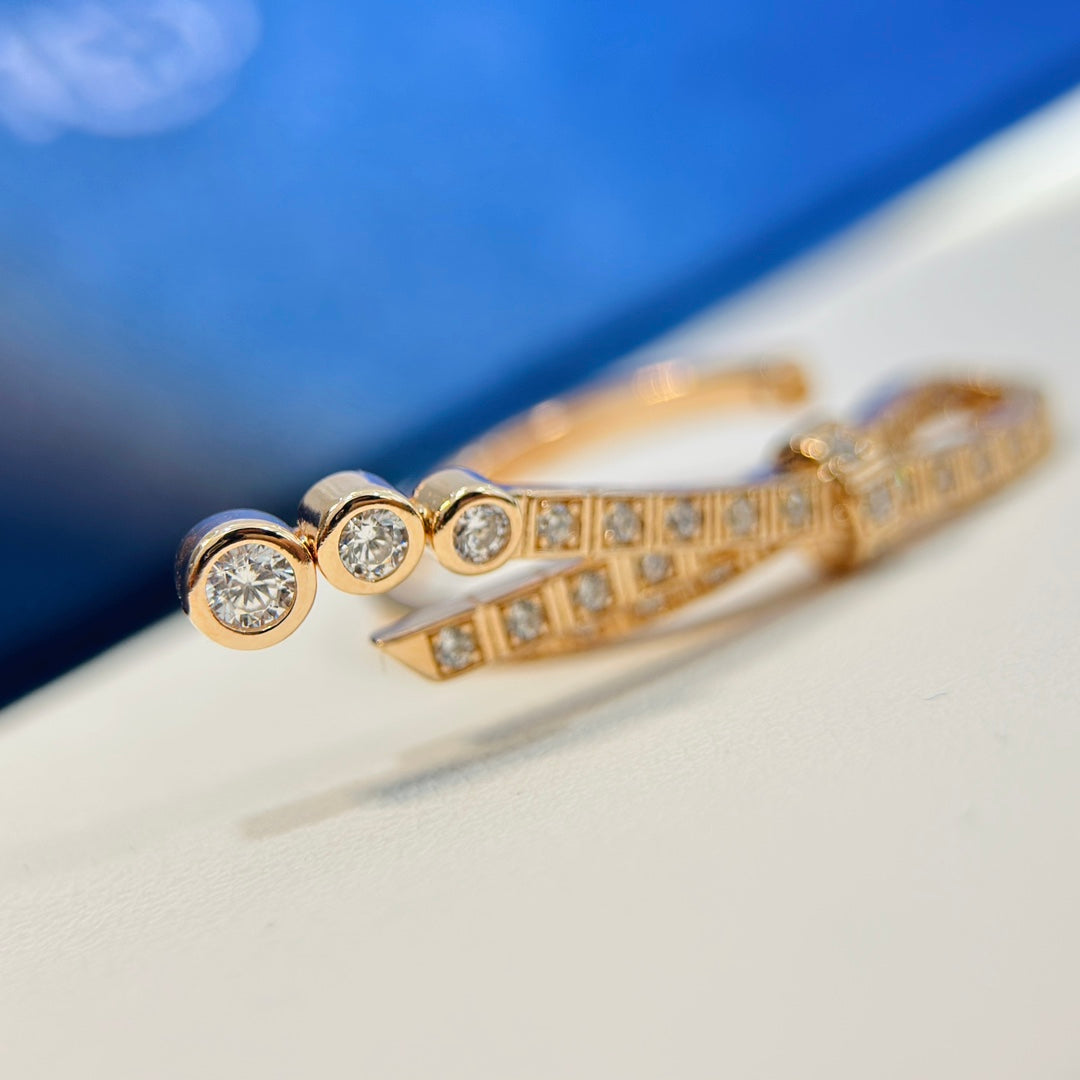 Chanel Ruban Diamond Ring - 18K Rose Gold