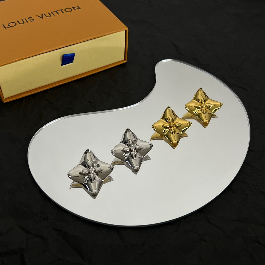 Louis Vuitton Futura Earrings - 18K Yellow Gold