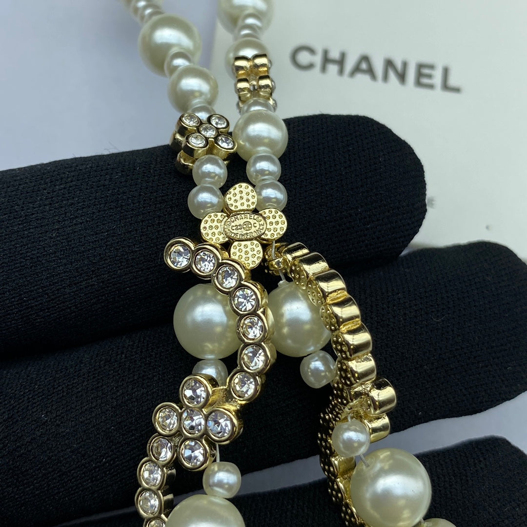 Chanel Pearl Chain Necklace
