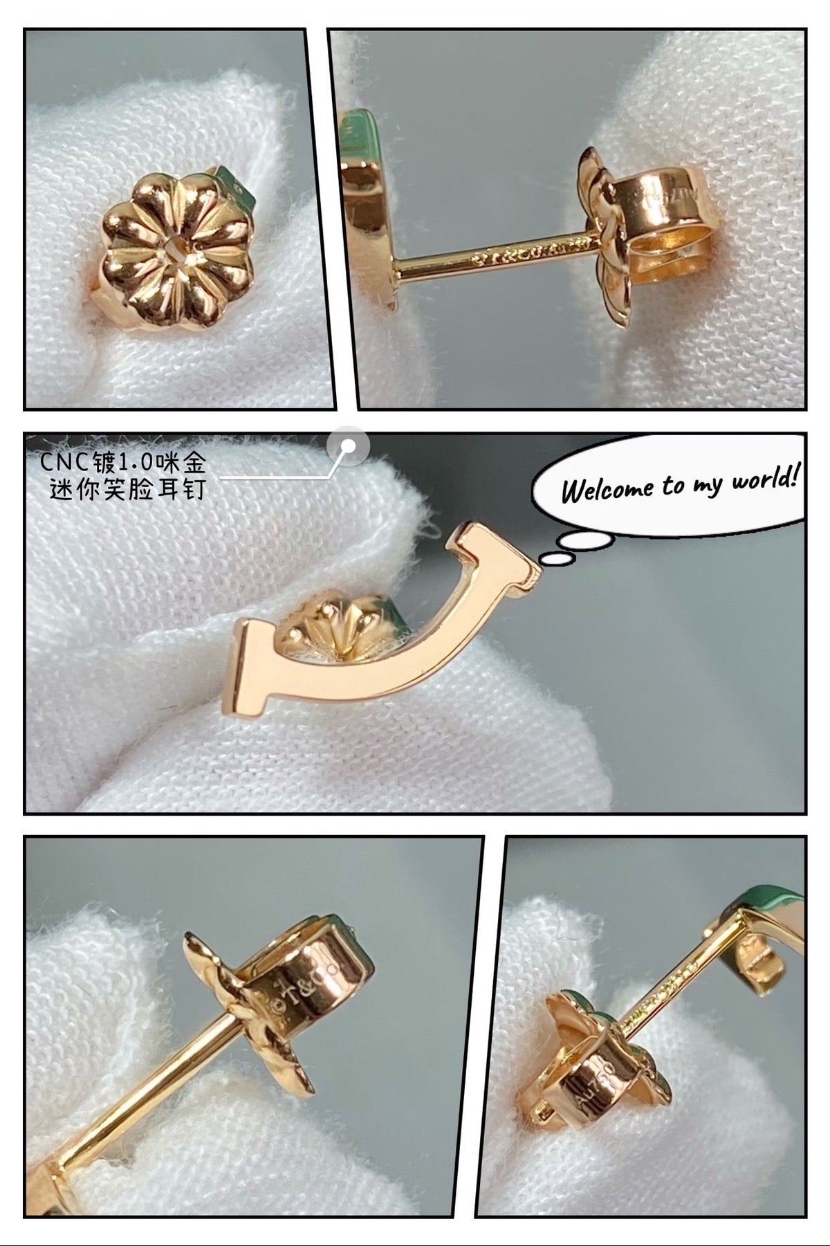 Tiffany Smile Earrings - 18K Yellow Gold