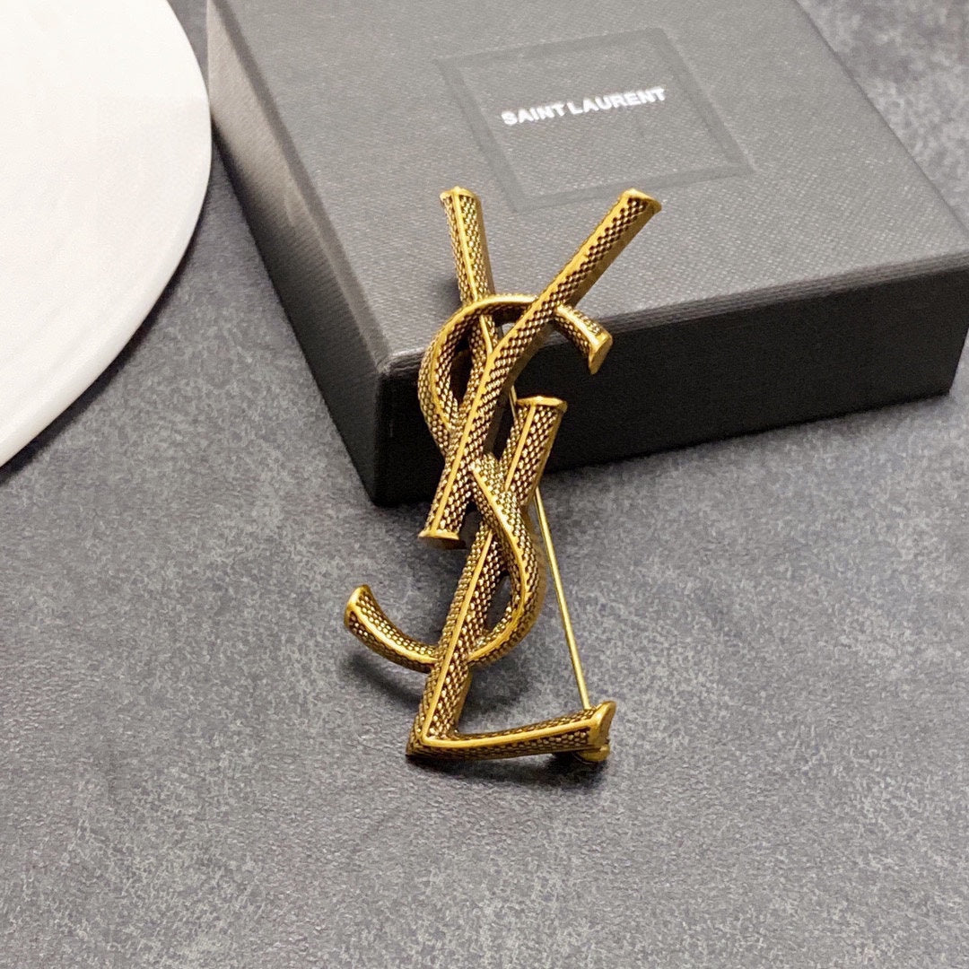 YSL Classic Brooch