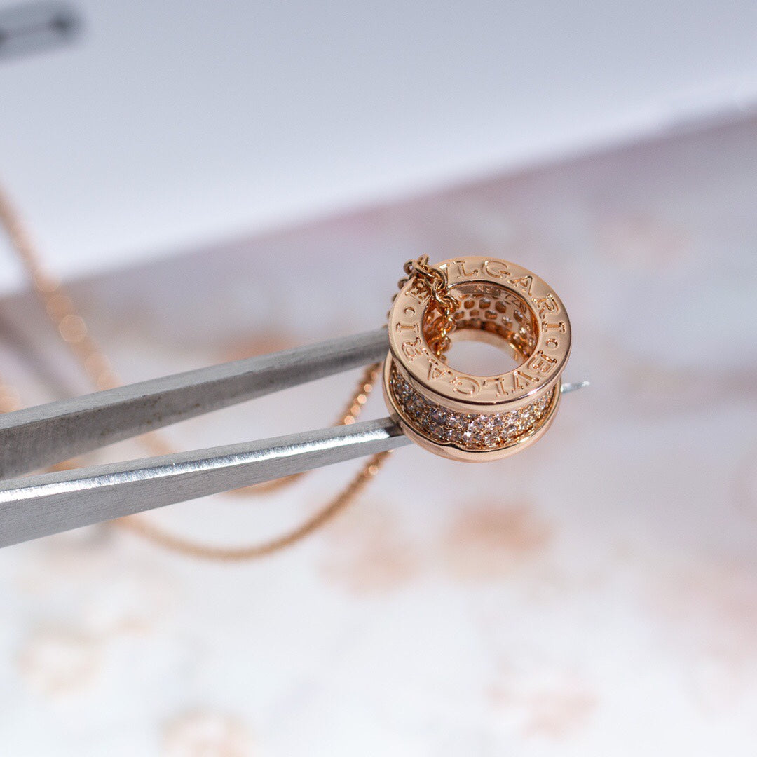 B.zero1 Diamond Necklace - 18K Gold
