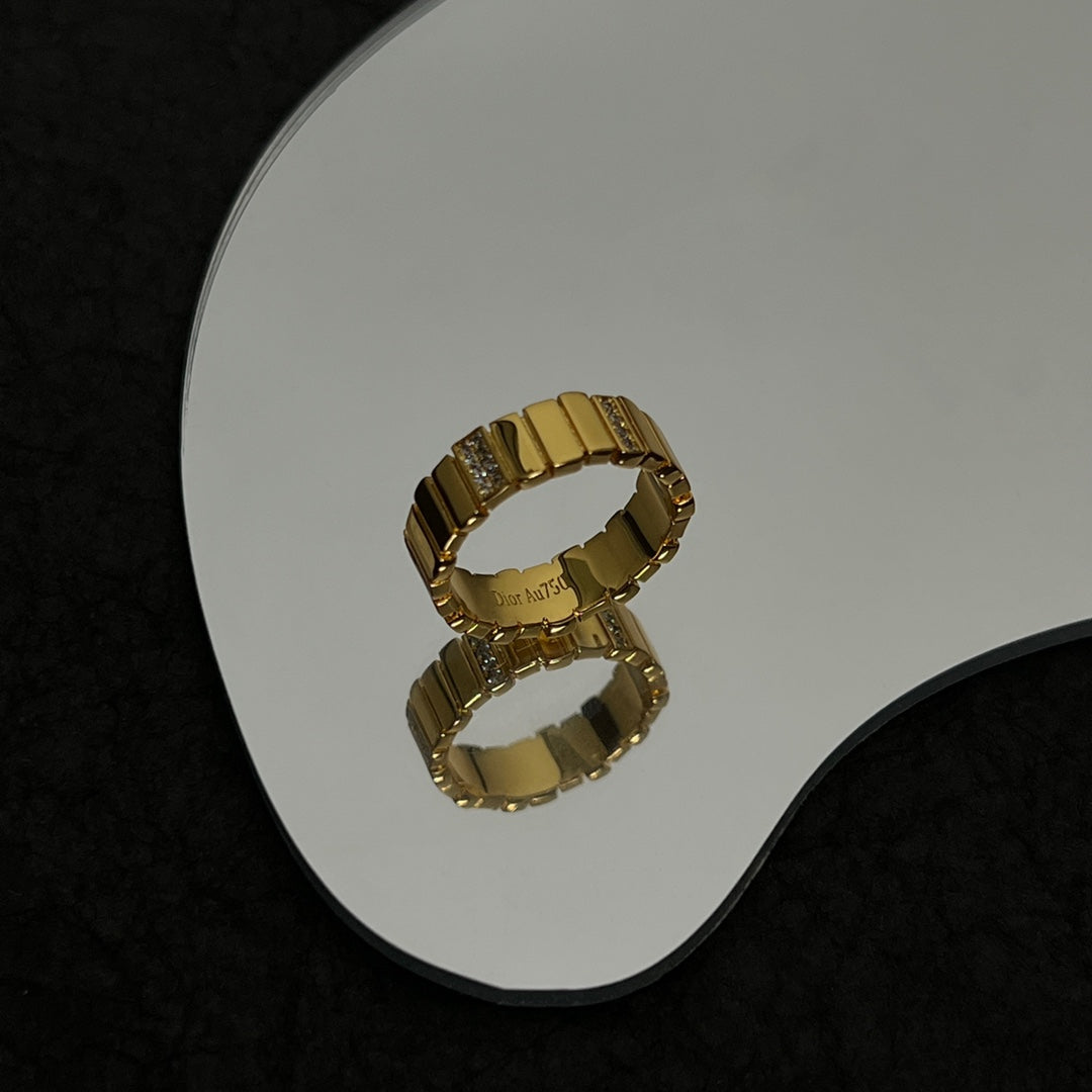 Dior Gem Diamond Ring - 18K Gold