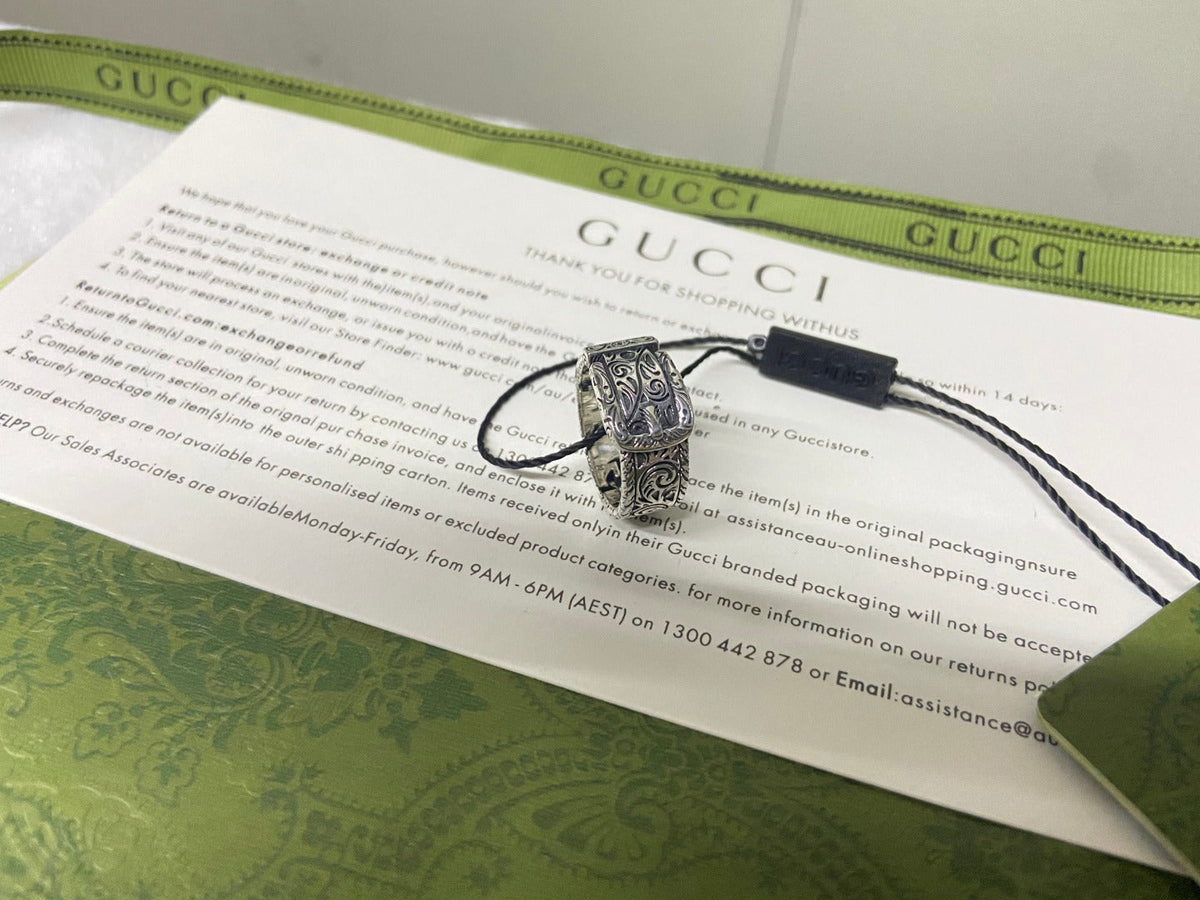 Gucci Double G Garden Gatto Ring
