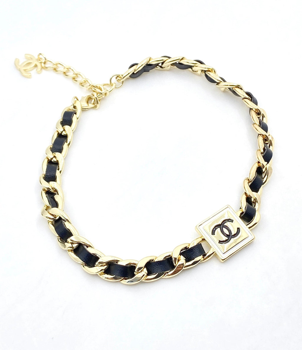 Chanel Leather Necklace