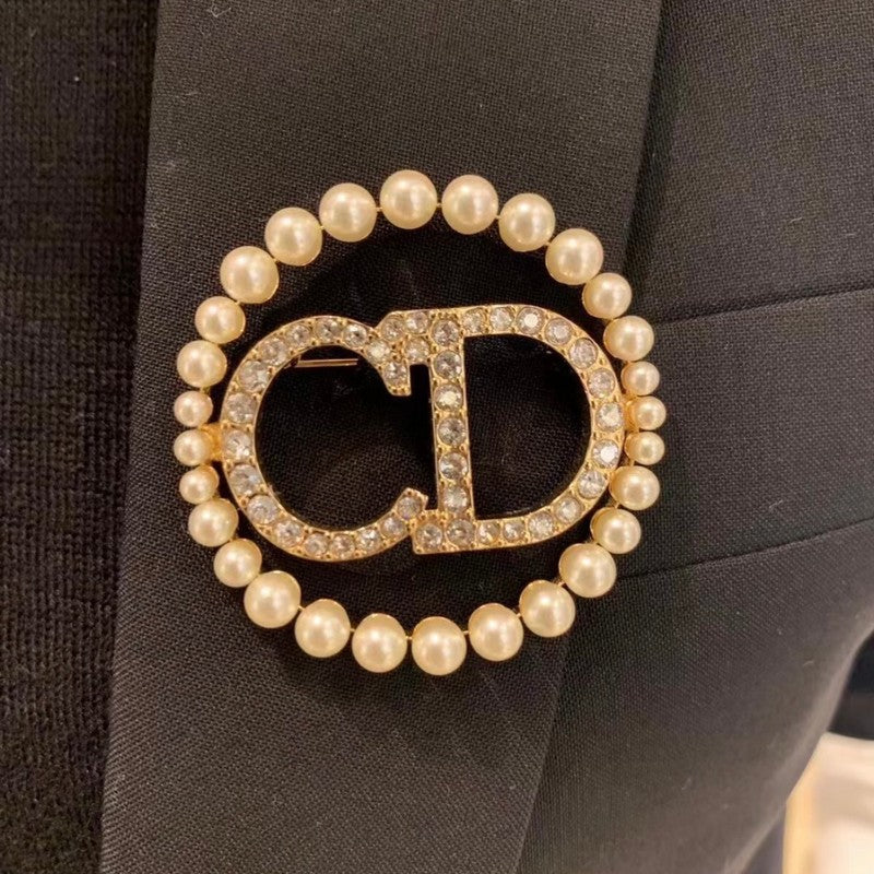 Dior Pearl Brooch