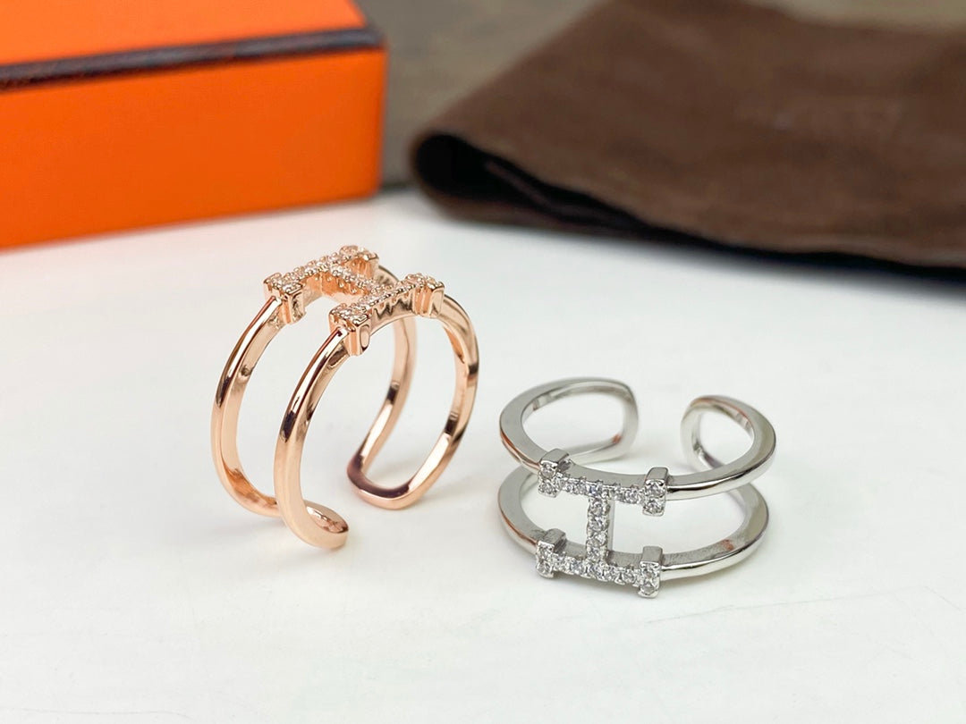Hermes Ever Chaine D'ancre Ring - 18K White Gold