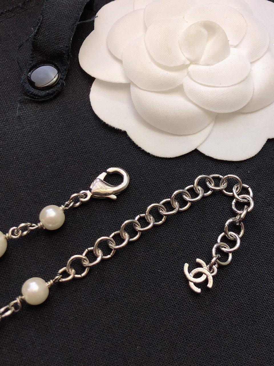 Chanel Star Pearls Long Necklace