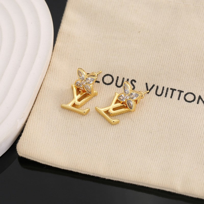 Louis Vuitton Iconic Crystal Earrings - 18K Gold