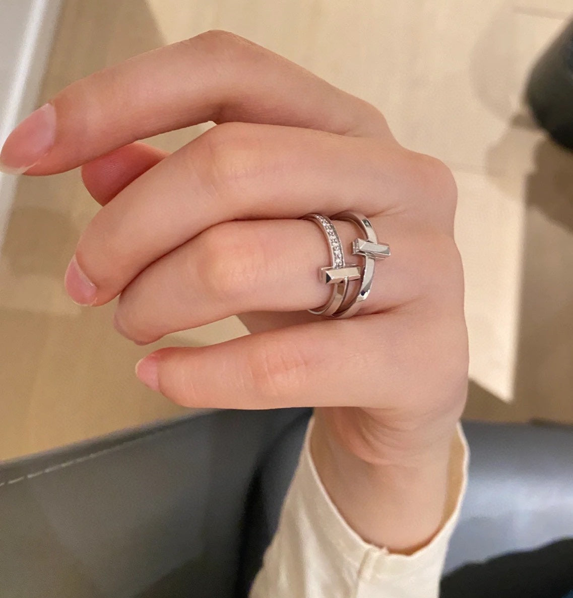 Tiffany T1 Ring - 18K White Gold